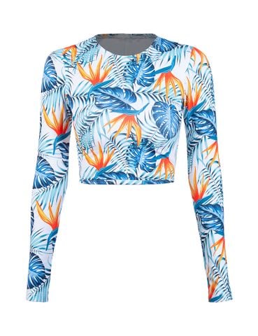  Áo bơi croptop nữ tay dài Isla Vista - IVWT048 