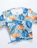  Áo bơi croptop nữ tay dài Isla Vista - IVWT048 