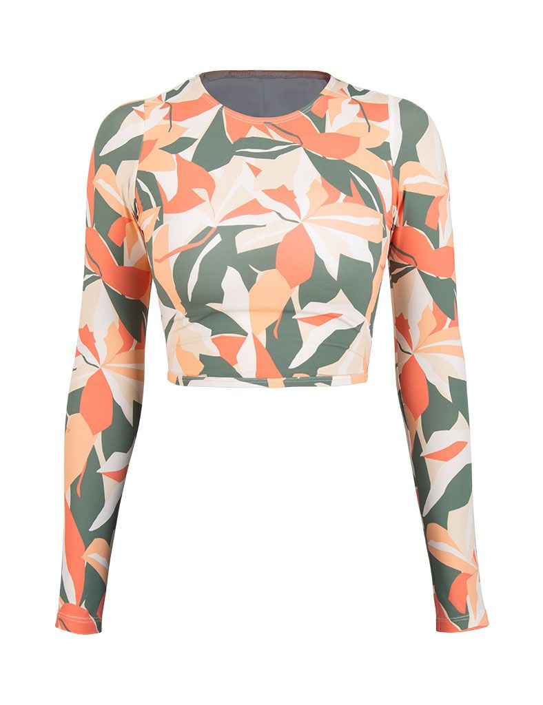  Áo bơi croptop nữ tay dài Isla Vista - IVWT048 