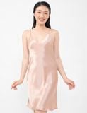  Đầm ngủ nữ iBasic lụa satin mặc nhà - SW027 