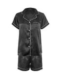  Quần Đùi Pyjama Lụa Satin Hoạ Tiết Icon iBasic - HOMW028B 