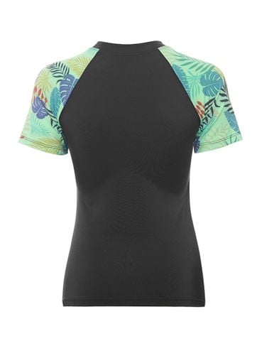  Áo bơi nữ tay ngắn T-shirt phối hoạ tiết Isla Vista - IVWT043 