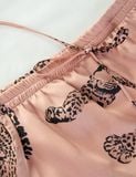  Quần Đùi Pyjama Lụa Satin Hoạ Tiết Icon iBasic - HOMW028B 