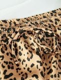  Quần Đùi Pyjama Lụa Satin Hoạ Tiết Icon iBasic - HOMW028B 
