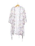  Kimono lụa satin iBasic mặc nhà nữ - SW055 