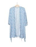  Kimono lụa satin iBasic mặc nhà nữ - SW055 