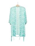 Kimono lụa satin iBasic mặc nhà nữ - SW055 