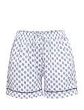  Quần Đùi Pyjama Lụa Satin Hoạ Tiết Icon iBasic - HOMW028B 