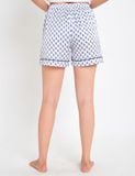  Quần Đùi Pyjama Lụa Satin Hoạ Tiết Icon iBasic - HOMW028B 