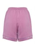  Quần Đùi Pyjama Lụa Satin Hoạ Tiết Icon iBasic - HOMW028B 