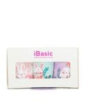  Hộp 3 cái Quần lót bé gái iBasic cotton USA kháng khuẩn phom boyshort - PANG009 