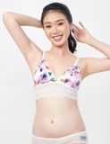  Áo bralette iBasic lụa satin phối ren - BRAY044 