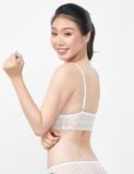  Áo bralette iBasic lụa satin phối ren - BRAY044 