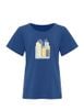  Áo mặc nhà bé trai iBasic cotton USA kháng khuẩn tay ngắn hoạ tiết hình in - HOMB007T 
