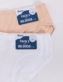  Pack 2 combo quần lót nữ iBasic cotton hipster lưng vừa daily - PANW172-PA2 