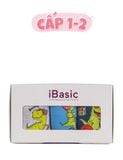  Hộp 3 quần lót bé trai iBasic cotton USA kháng khuẩn phom boxer in hình - PANB027 