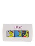  Hộp 3 quần lót bé trai iBasic cotton USA kháng khuẩn phom boxer in hình - PANB027 