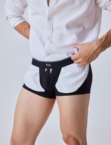  Quần lót nam iBasic sơ vin đa năng dáng boxer cotton USA kháng khuẩn - PANM057 