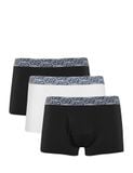  Combo 3 quần lót nam iBasic phom trunk lưng thun icon IB trơn - PANM112 