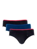  Combo 3 quần lót nam iBasic phom brief lưng thun poly trơn - PANM118 
