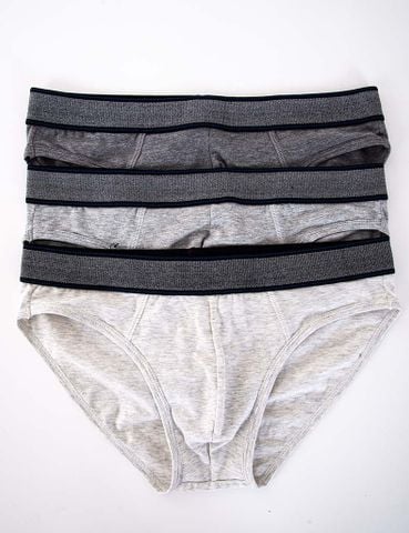  Pack 3 quần lót nam iBasic phom brief cotton USA kháng khuẩn - PANM123-PA3 