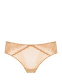  [NUDE TONE] Bra Set Áo ngực U-BRA có gọng mút mỏng ren và Quần lót nữ ren lưới hipster iBasic - BRAW132, PANW132 