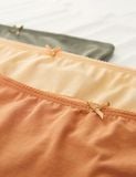  Quần lót nữ iBasic lưng cao trơn cotton USA kháng khuẩn - PANW147C 