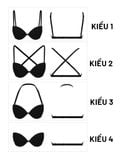  Áo ngực multiway iBasic 4 kiểu mặc cup 3/4 có gọng mút vừa - PK116 