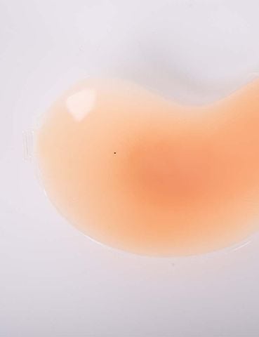  Miếng dán ngực silicone iBasic cài trước tạo khe nâng ngực dáng quả xoài - PK127 