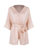  Bộ jumpsuit mặc nhà iBasic lụa satin dáng ngắn phom kimono - SW067 