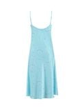 Váy ngủ lụa satin iBasic hai dây phom suông dài - SW073 