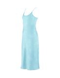  Váy ngủ lụa satin iBasic hai dây phom suông dài - SW073 