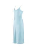  Váy ngủ lụa satin iBasic hai dây phom suông dài - SW073 