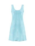  Váy ngủ nữ lụa satin iBasic sát nách phom chữ A - SW074 