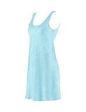  Váy ngủ nữ lụa satin iBasic sát nách phom chữ A - SW074 