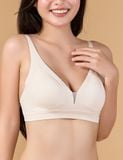  Áo bralette không đường may iBasic phối lưới mút mỏng - BRAW170 