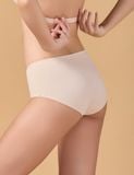  Quần lót nữ lưng cao không đường may Nude Tone iBasic - V189 