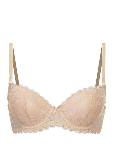  Áo ngực có gọng iBasic mút vừa phối ren màu da - VA086 