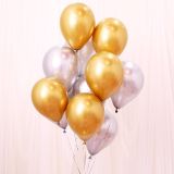 5 bóng màu vàng Chrome balloon bbcs17