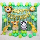 Set Combo Safari Theme Birthday Balloons kae01