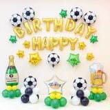 Bộ Bóng Trang Trí Sinh Nhật Bóng Đá Combo Birthday Football KAB28