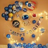 Set Combo Astronaut Theme Birthday balloons  for phe02