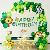 Set Combo Safari Theme Birthday Balloons kae03