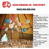 Bộ Lồng Đèn Trung Thu Nhiều Màu - Mid-Autumn Lantern Set TTHU06