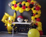 Set Combo Pikachu Theme Birthday Balloons pde07