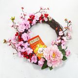 1 vòng hoa trang trí tết - Wreath for Tet pktet62