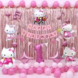 Set Combo Hello Kitty theme Birthday balloon upke09