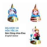 Nón Sinh Nhật Công Chúa Elsa, Frozen Cho Bé - Princess Elsa Frozen Birthday Hat For Kid SEC28
