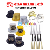 Bộ 3 Nón Tiệc Happy New Year Party Kit PTK15