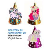 Nón Sinh Nhật Chủ Đề Unicorn Cho Bé - Unicorn Party Hat For Kid UPKP04